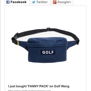 Golf Wang Fanny Pack Navy